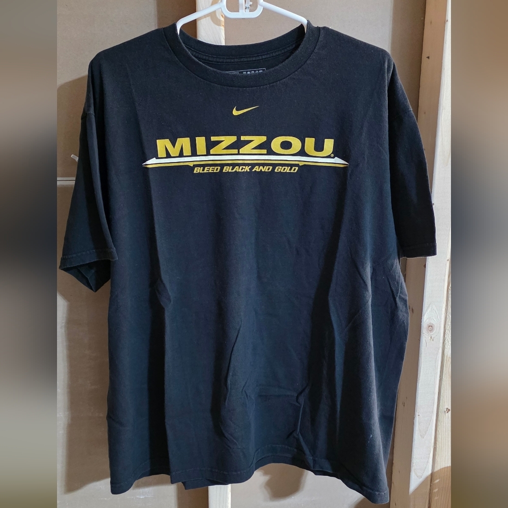 Nike Mizzou Black and Gold Tee